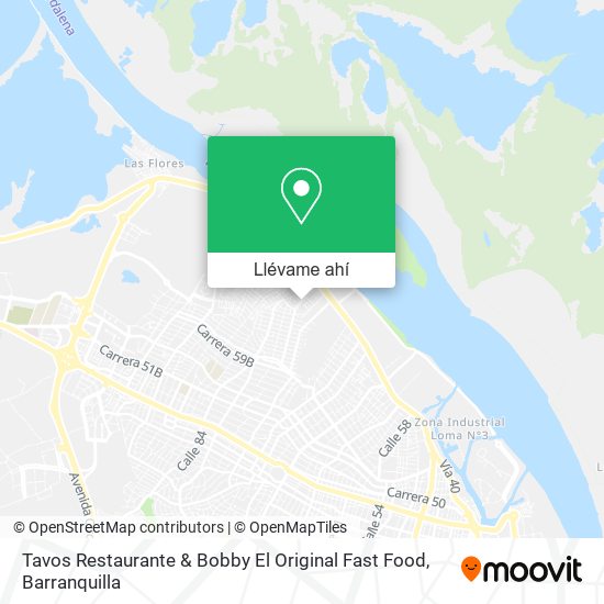 Mapa de Tavos Restaurante & Bobby El Original Fast Food