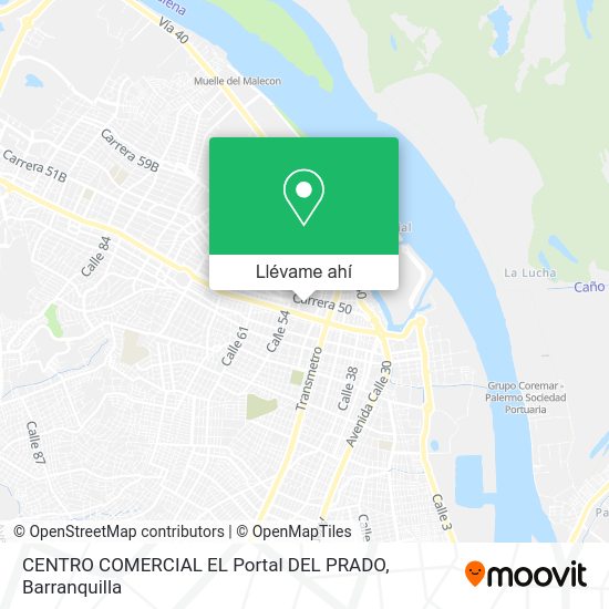 ¿Cómo llegar a CENTRO COMERCIAL EL Portal DEL PRADO en Barranquilla en