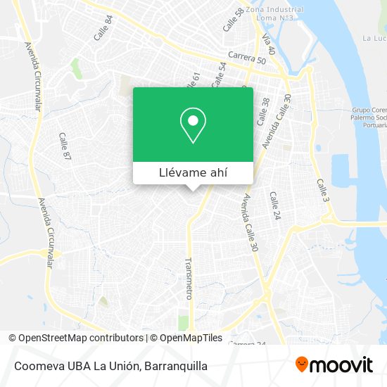 Mapa de Coomeva UBA La Unión