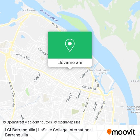 Mapa de LCI Barranquilla | LaSalle College International