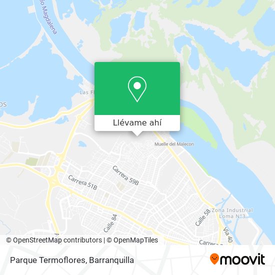 Mapa de Parque Termoflores