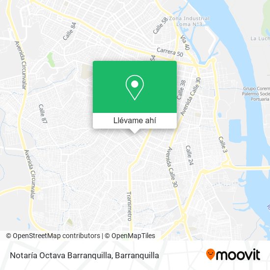 Mapa de Notaría Octava Barranquilla