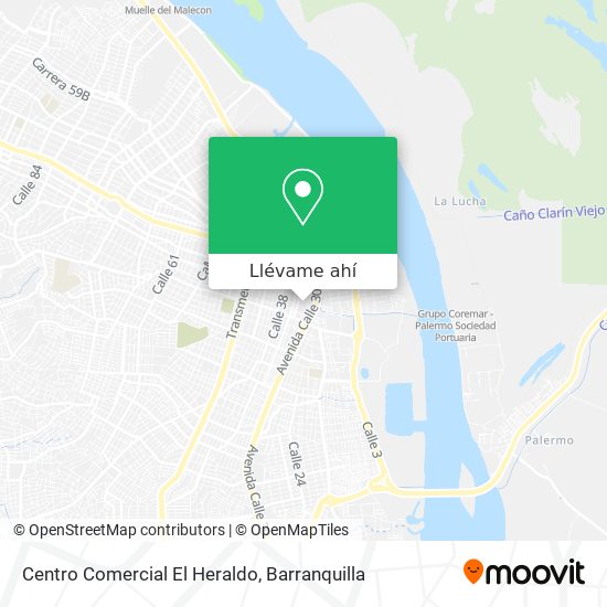 Mapa de Centro Comercial El Heraldo