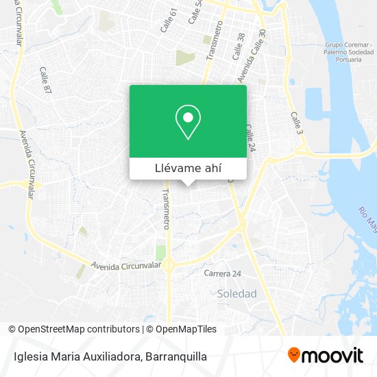 Cómo llegar a Iglesia Maria Auxiliadora en Barranquilla en Autobús?