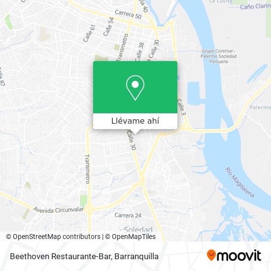 Mapa de Beethoven Restaurante-Bar