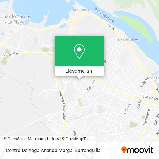 Mapa de Centro De Yoga Ananda Marga