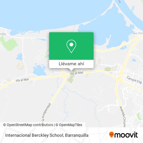 Mapa de Internacional Berckley School