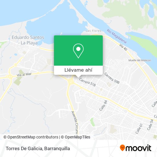 Mapa de Torres De Galicia