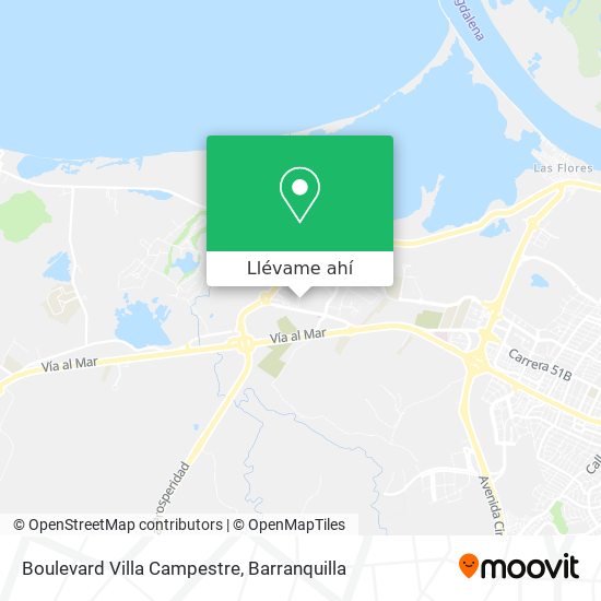 Mapa de Boulevard Villa Campestre