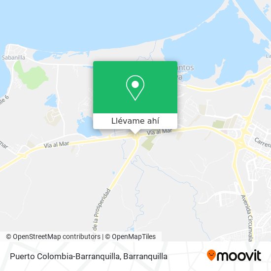 Mapa de Puerto Colombia-Barranquilla