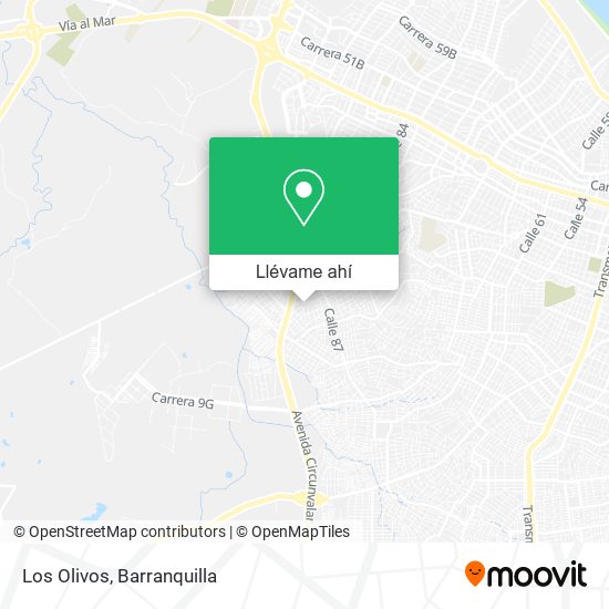 Mapa de Los Olivos