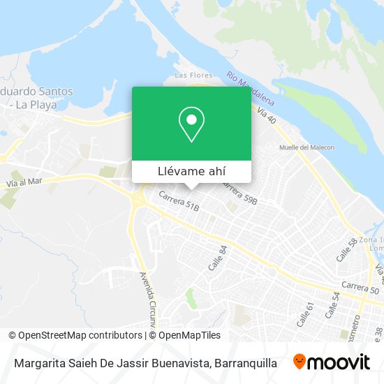 Mapa de Margarita Saieh De Jassir Buenavista