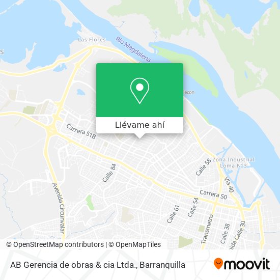 Mapa de AB Gerencia de obras & cia Ltda.