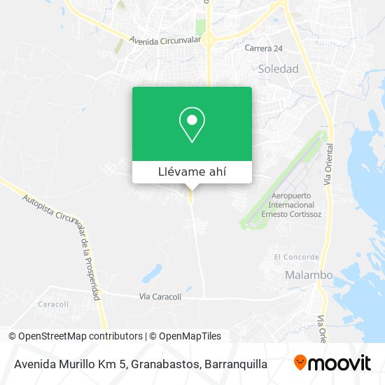 Mapa de Avenida Murillo Km 5, Granabastos