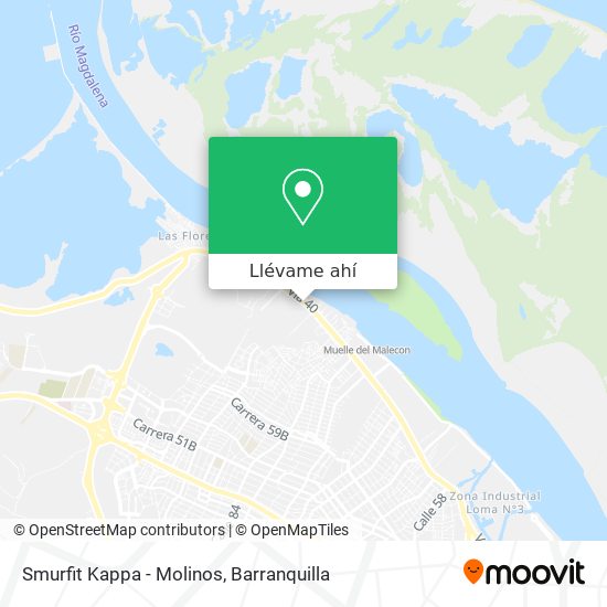 Mapa de Smurfit Kappa - Molinos
