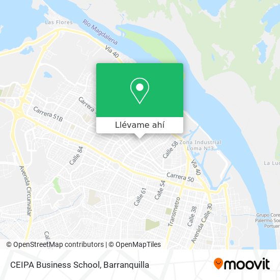 Mapa de CEIPA Business School
