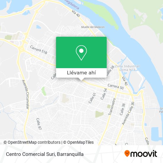 Mapa de Centro Comercial Suri