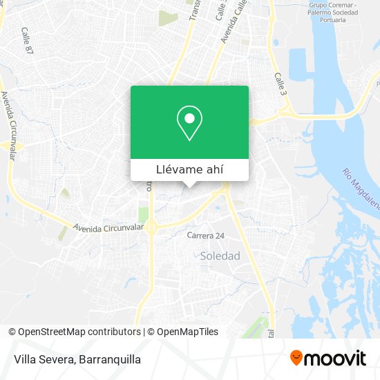 Mapa de Villa Severa