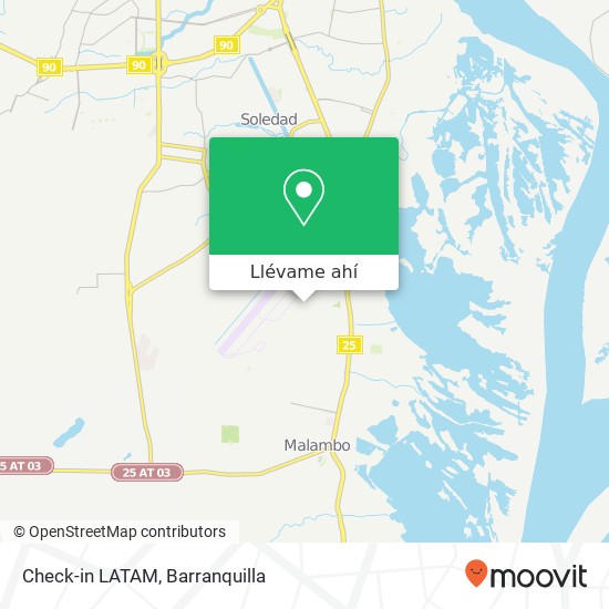 Mapa de Check-in LATAM