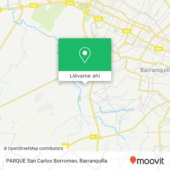 Mapa de PARQUE San Carlos Borromeo