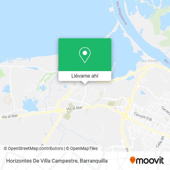Mapa de Horizontes De Villa Campestre
