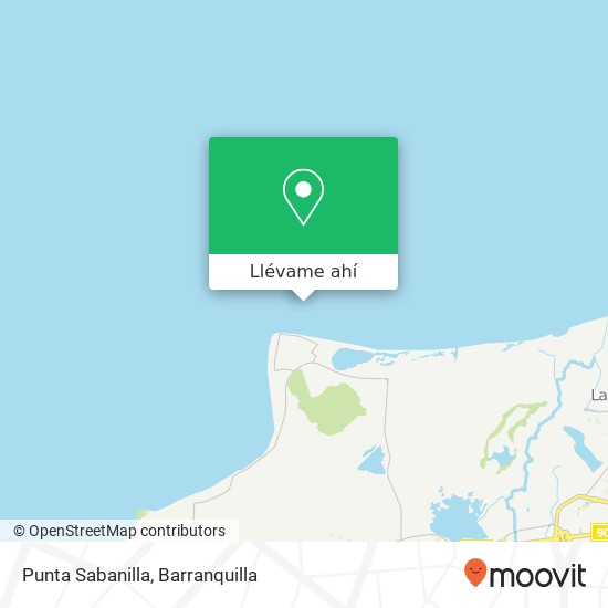 Mapa de Punta Sabanilla
