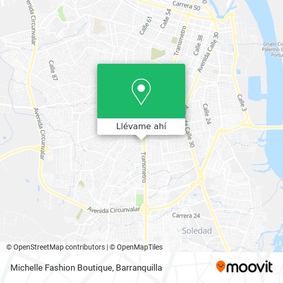 Mapa de Michelle Fashion Boutique