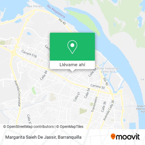 Mapa de Margarita Saieh De Jassir