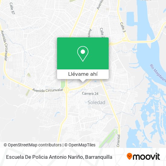 Mapa de Escuela De Policia Antonio Nariño