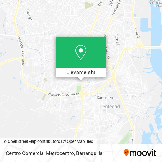 Mapa de Centro Comercial Metrocentro