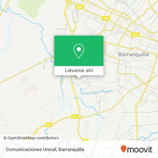 Mapa de Comunicaciones Unicel
