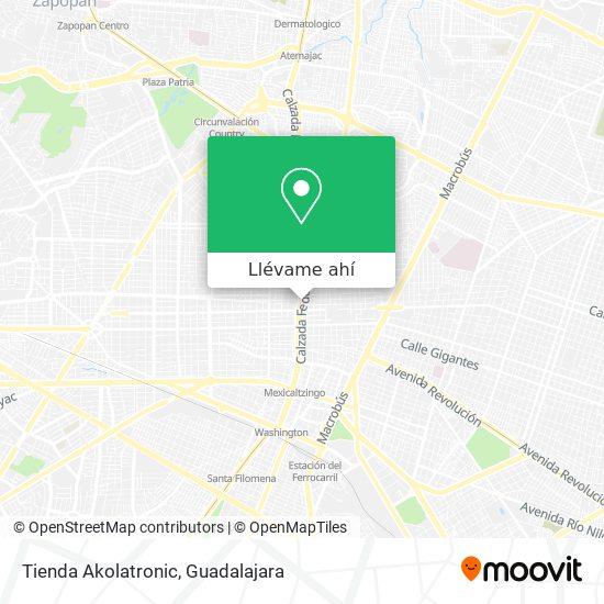 Mapa de Tienda Akolatronic