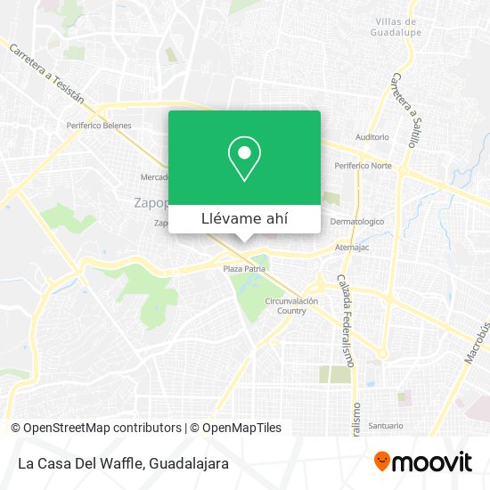 Mapa de La Casa Del Waffle