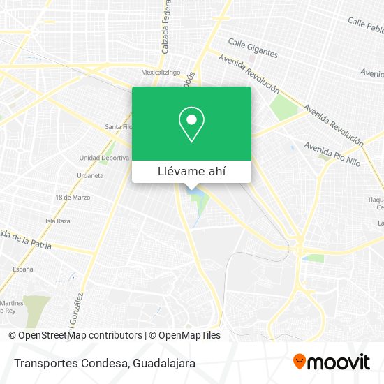 Mapa de Transportes Condesa