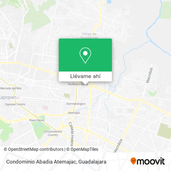 Mapa de Condominio Abadia Atemajac