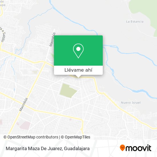 Mapa de Margarita Maza De Juarez