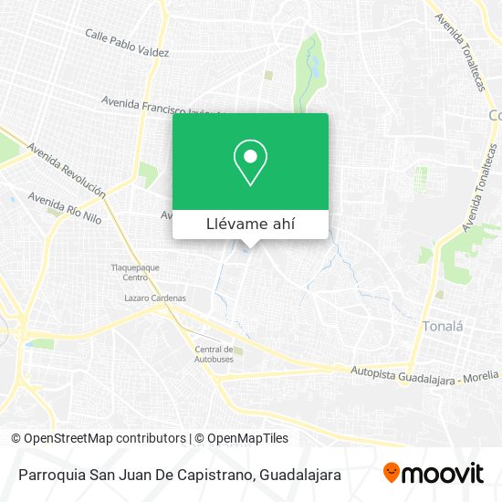 Mapa de Parroquia San Juan De Capistrano