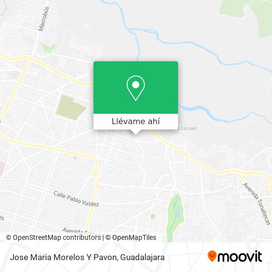 Mapa de Jose Maria Morelos Y Pavon