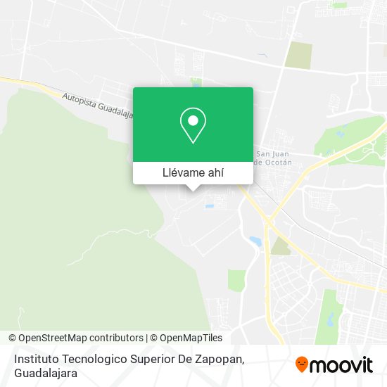 Mapa de Instituto Tecnologico Superior De Zapopan