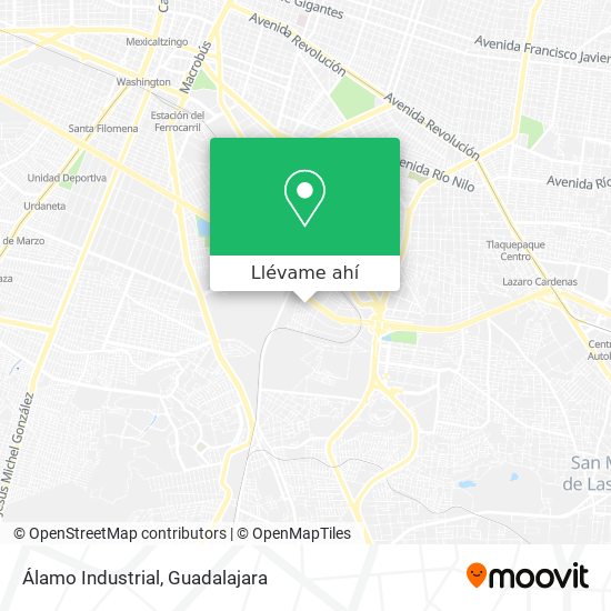 Mapa de Álamo Industrial