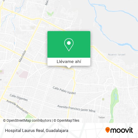 Mapa de Hospital Laurus Real