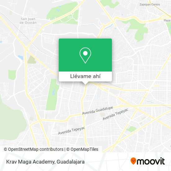 Mapa de Krav Maga Academy