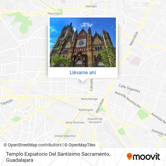 Mapa de Templo Expiatorio Del Santísimo Sacramento