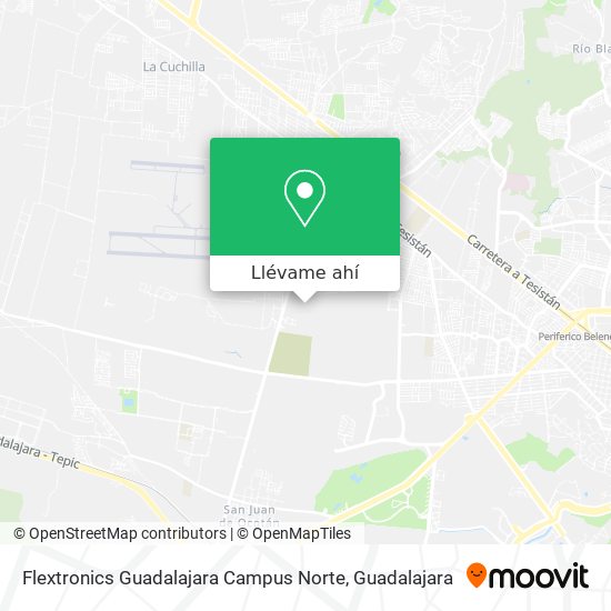 Mapa de Flextronics Guadalajara Campus Norte