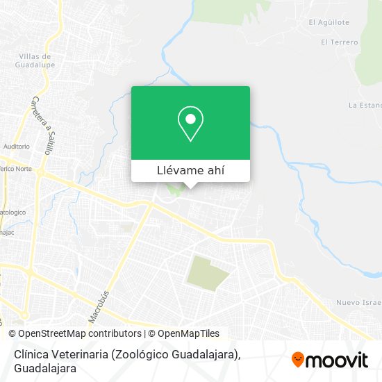 Mapa de Clínica Veterinaria (Zoológico Guadalajara)