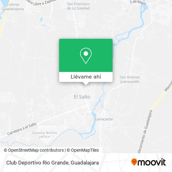 Mapa de Club Deportivo Rio Grande