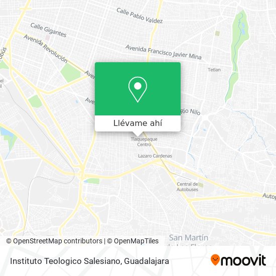 Mapa de Instituto Teologico Salesiano