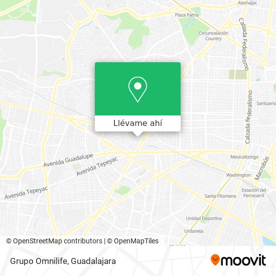 Mapa de Grupo Omnilife