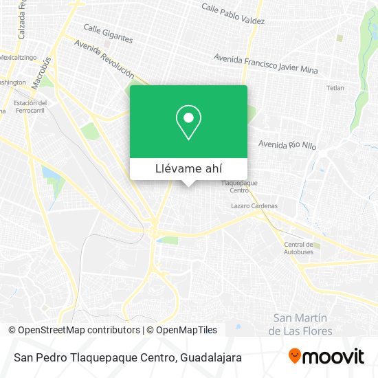 Mapa de San Pedro Tlaquepaque Centro