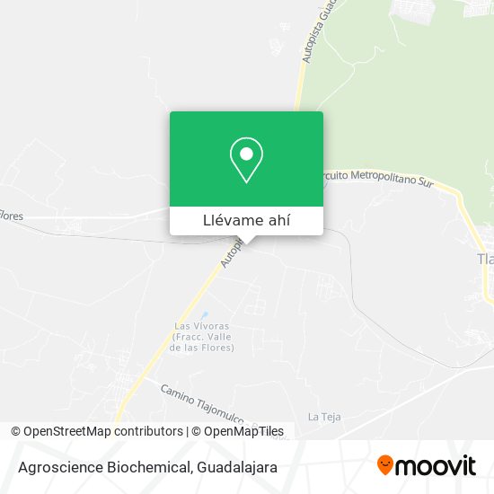 Mapa de Agroscience Biochemical